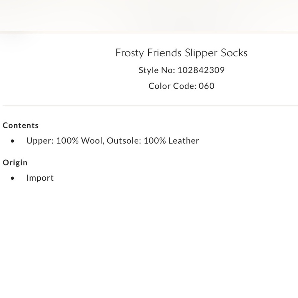 NWT Free People L/XL French Knot Frosty Friends Slipper Socks in Red Fairile New - Picture 4 of 4